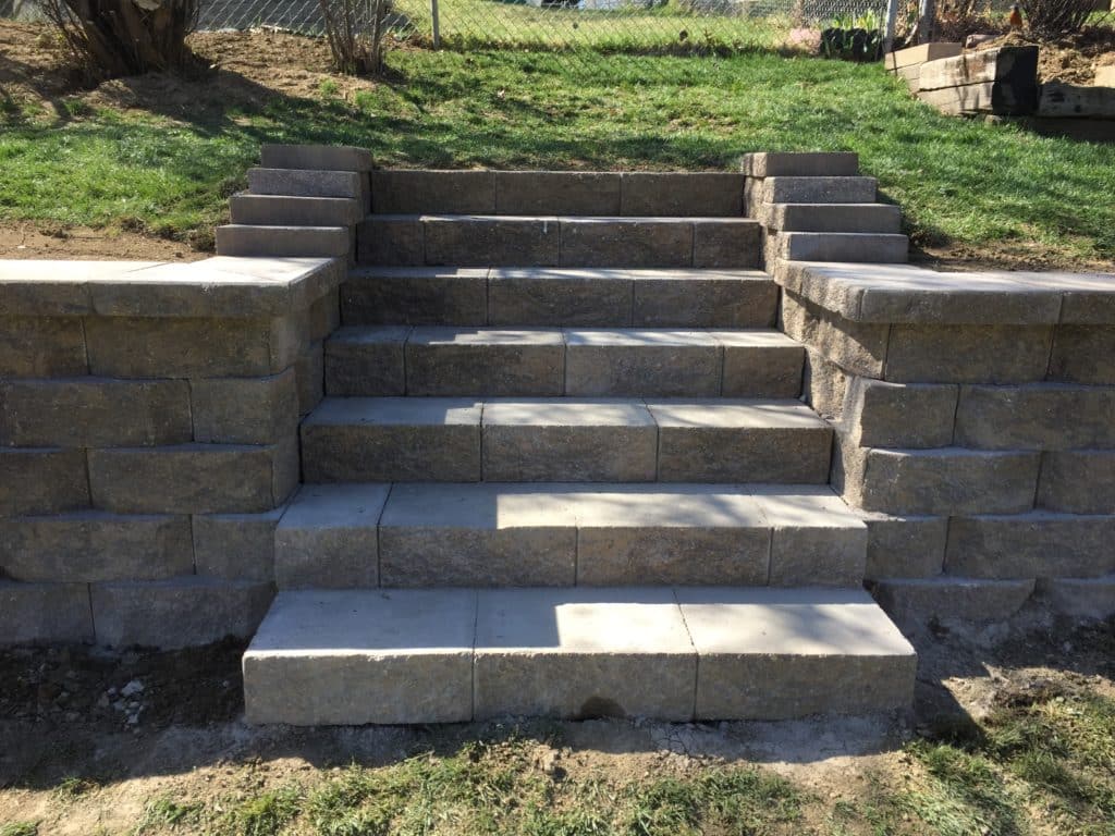 Retaining Wall Steps | IDEAL Renovations